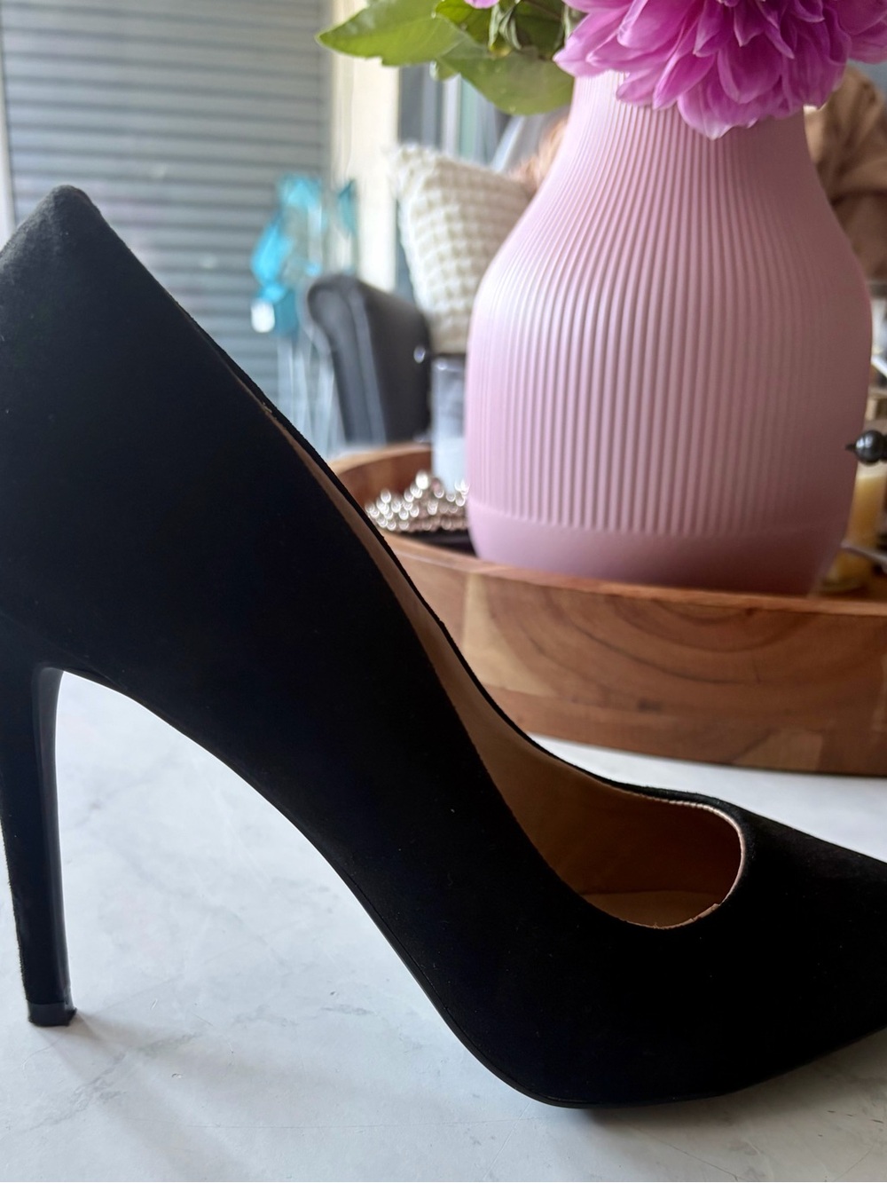 Call It Spring Black Pointed-Toe Stiletto Pump